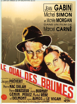 Affiche du film "Le quai des brumes"